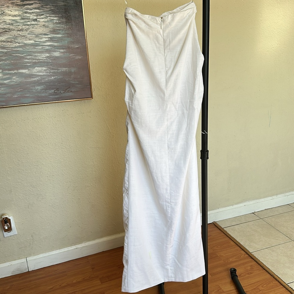 HOUSE OF CB 'Jada' White Maxi Wrap Skirt NWOT size XS - Picture 7 of 10